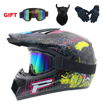 Full Face Off-Road Motorcycle Helmet – Downhill AM DH Cross Motocross Capacete Casco   2/2