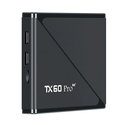 Android 16 Smart TV Box — Allwinner H313 Quad-Core, Dual WiFi 2.4G/5G, 14K Media Player with Voice Remote (16G/256G)