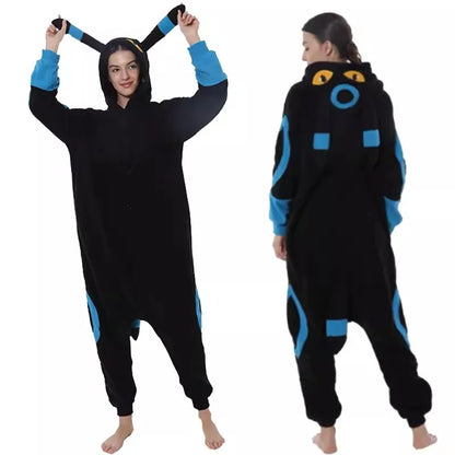 Pokémon Kigurumi Onesie — Pikachu, Gengar, Snorlax, Eevee, Squirtle, Umbreon Pajamas Cosplay Costume for Adults & Halloween Gift