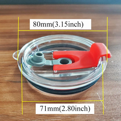 Y-Sealing Cup Lid — 12/16/20/30oz Spill-Proof Replacement for Ozark Trail, RTIC & Yeti
