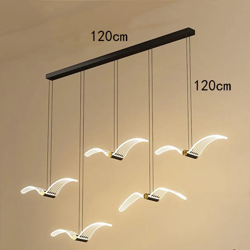 Modern LED Pendant Light – Home Decor Chandeliers for Living Room & Dining Room Indoor Hanging Lighting