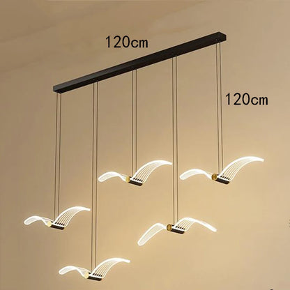 Modern LED Pendant Light – Home Decor Chandeliers for Living Room & Dining Room Indoor Hanging Lighting