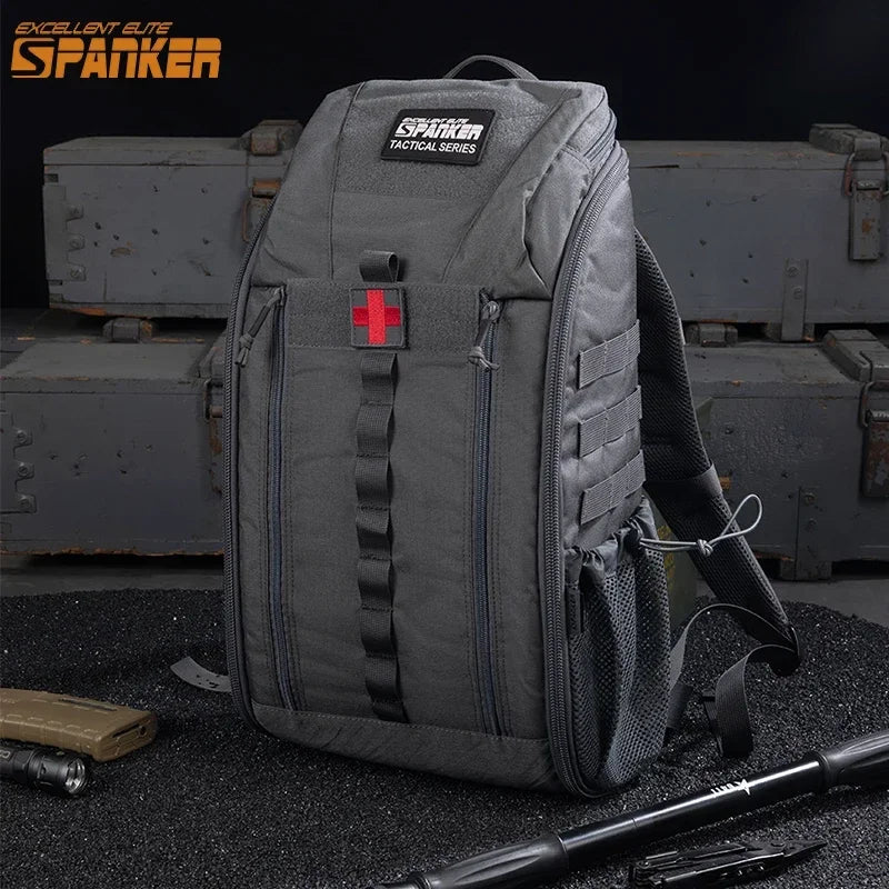 EXCELLENT ELITE SPANKER Tactical Medical Assault Pack - Versatile Outdoor Backpack, Water-Resistant Tactical Gear