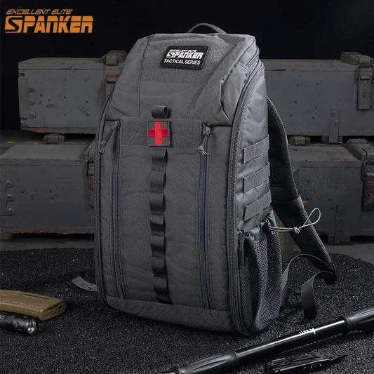 EXCELLENT ELITE SPANKER Tactical Medical Assault Pack - Versatile Outdoor Backpack, Water-Resistant Tactical Gear