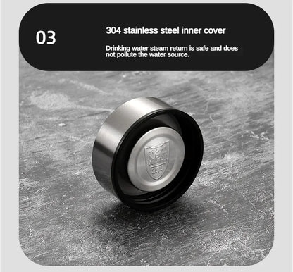 Stainless Steel Thermos Bottle 500ML-1L with LED Temperature Display - SUS304 Vacuum Flask for Tea and Water, Portable Travel Cup