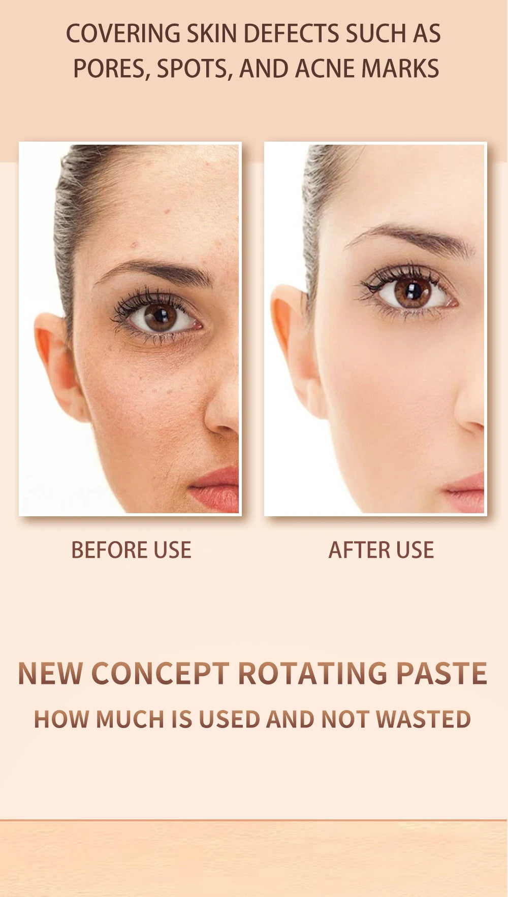 Ocheal Foundation and Contour Stick – Long-Wear Lightweight Concealer, Bronzer, and Brightening Makeup Pen