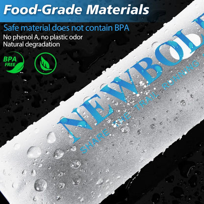 NEWBOLER Outdoor Sport Water Bladder — 1.5L/2L/3L TPU Soft Flask for Camping, Running & Biking