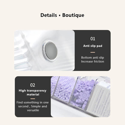 Large Capacity Eyelash Tool Storage Box: Extension Tweezer Case for Cosmetic Makeup Tools - Essential Lash Accessories Organizer