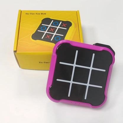 Multifunctional Electronic Tic-Tac-Toe Board – Portable Montessori Puzzle & Chess Game for Kids & Adults