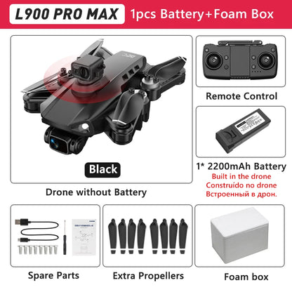 LYZRC L900 PRO GPS Drone – 4K HD Dual Camera, 5G WiFi, Brushless Motor, FPV Quadcopter, Foldable Aerial Photography Drone
