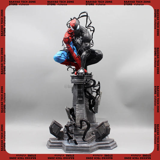 Spider-Man Venom Symbiote Figure — PVC Desktop Statue | Venom Figurine Model Toy Christmas Gift