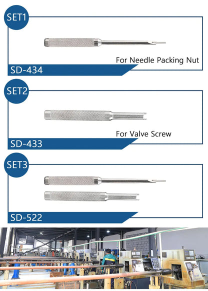 Airbrush Accessories Replacement Maintenance Tools for Any Airbrush Spray Gun Needle Packing Nut & Valve Screw Replace Parts Kit