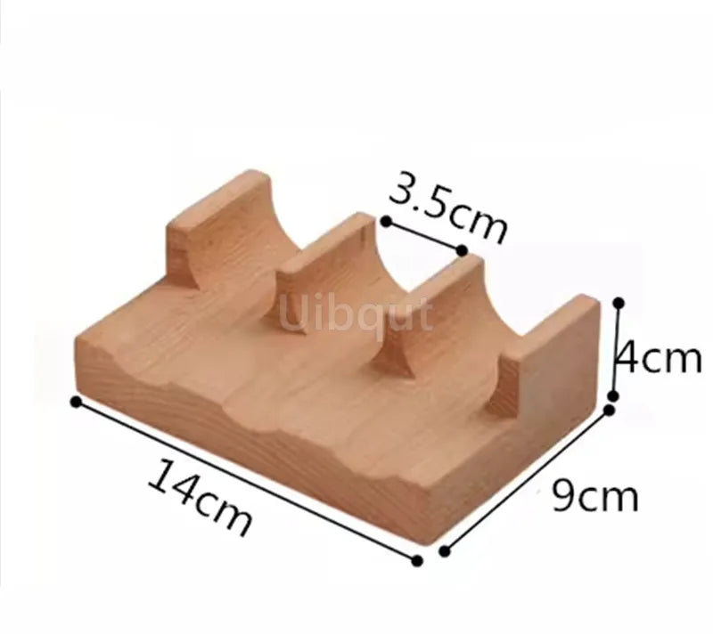 Japanese Sushi Rack – Wooden Taco & Snack Food Holder, Wood Plate Cuis ...