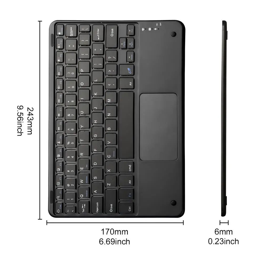 iPad 10th Generation 2022 Case – 10.9 Inch with Detachable Wireless Bluetooth Keyboard & Tablet Cover