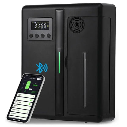 Wall Mounted Room Fragrance Diffuser - Bluetooth Essential Oils Diffuser with Built-in Fan, Electric Air Freshener for Home and Hotels