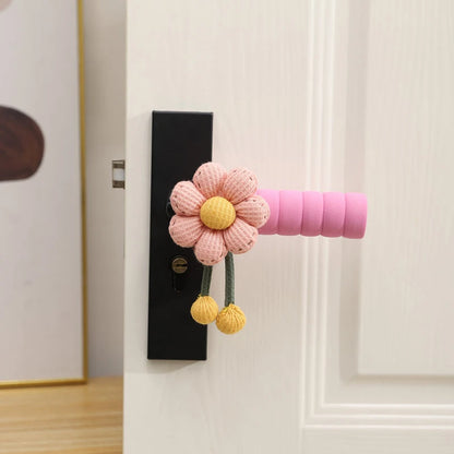 Reusable Floral Refrigerator Handle Covers – Soft, Non-Slip, Dustproof Door Knob Protectors