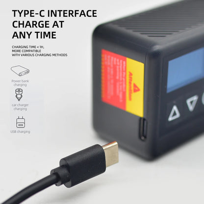 ThinkRider 120 PSI Mini Electric Bike Pump – Portable Tire Inflator with Digital Gauge Display