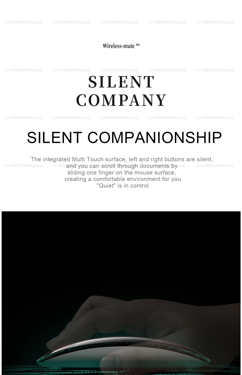 Apple Original Magic Mouse, Multi-Touch Bluetooth 5.0 Wireless Mouse for MacBook Pro/Air, iPad, Laptop, and Tablet PC