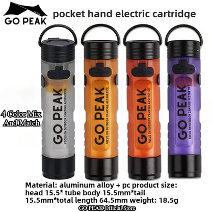 GOPEAK Mini Pocket Flashlight – Outdoor Key Clip LED Cap Light, Long-Lasting Emergency & Disaster Relief 5050 Small Torch