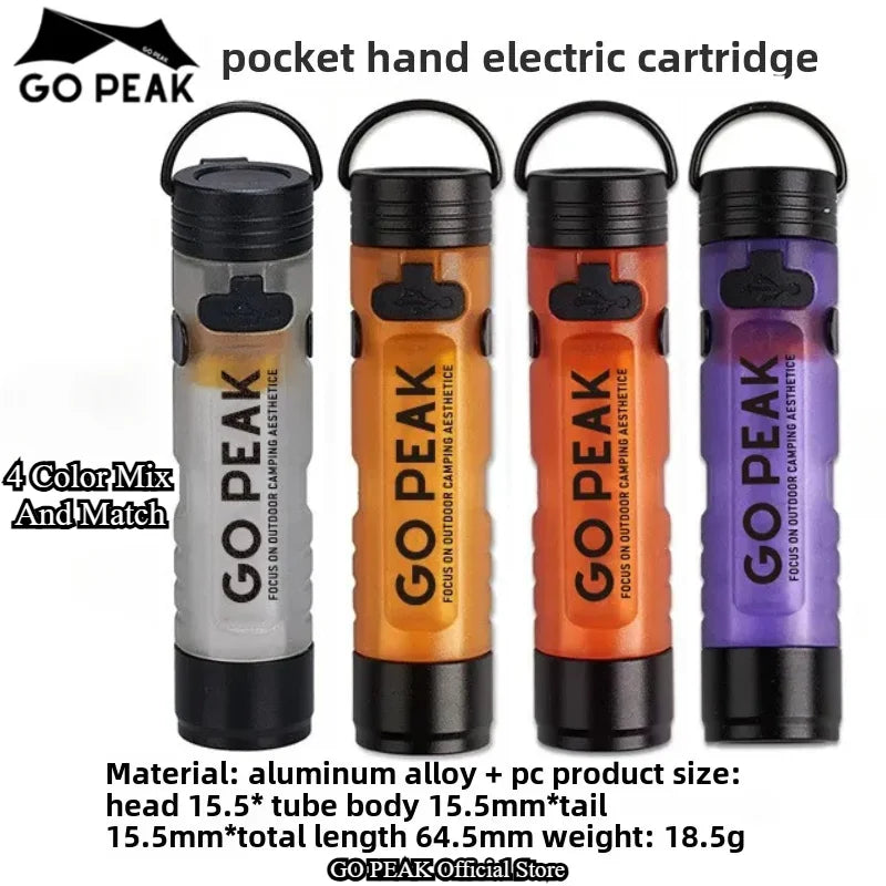 GOPEAK Pocket Mini LED Flashlight – Outdoor Key Clip Cap Light, Long-Lasting Emergency and Disaster Relief 5050 Small Torch