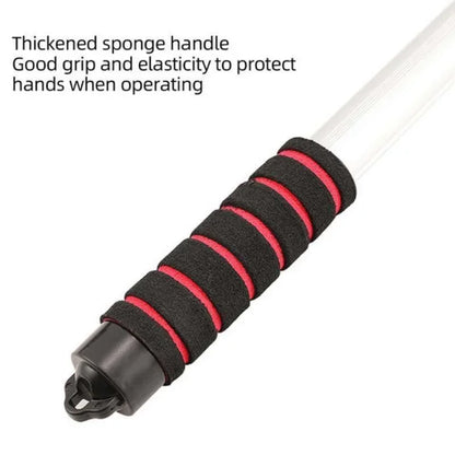 Extendable Aluminum Ice Scraper & Snow Brush – Telescopic Extra-Long Car Windshield Shovel