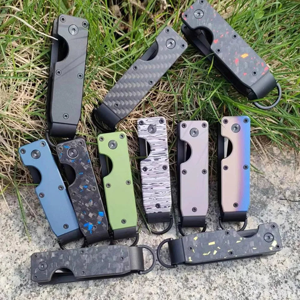 Compact Key Organizer – Minimalist Metal Key Holder for 2-6 Keys, Secure Keychain Case