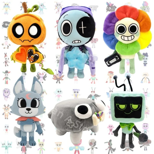 New Dandy’s World Gourdy Plush – Cute Dandy, Astro Vee, Pebble & Ribecca Eclipse 1st Edition Plush Doll Toy for Kids