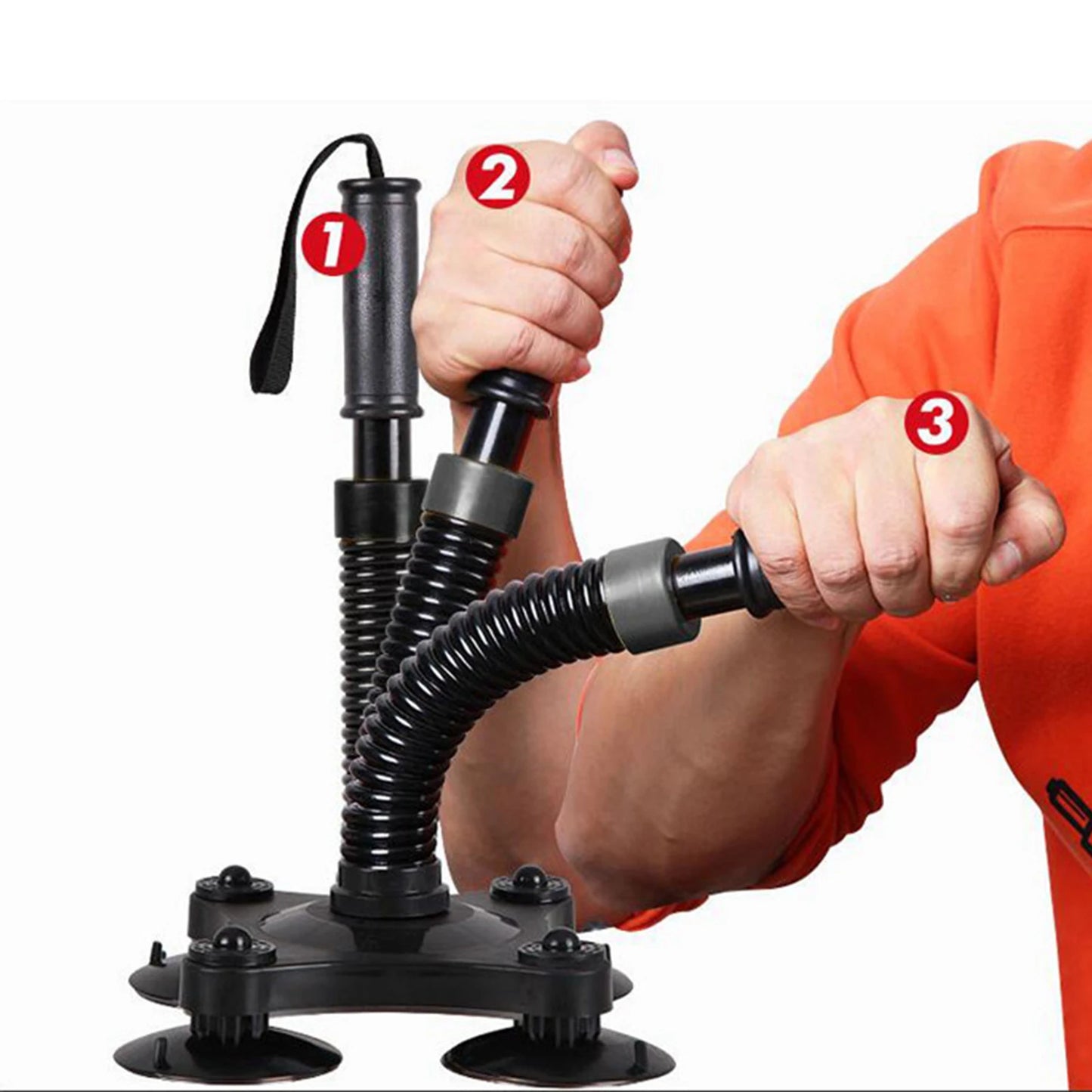 Arm Wrestling Trainer — 4 Suction Cup Heavy-Duty Forearm & Wrist Muscle Developer for Strength Training