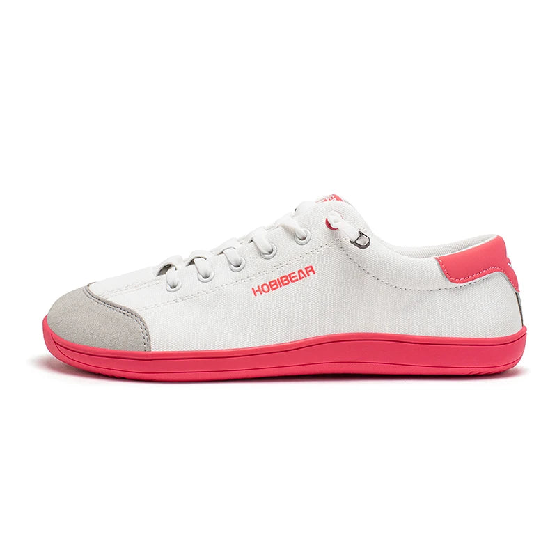 HOBIBEAR Unisex Barefoot Shoes – Zero Drop Wide Toe Casual Canvas Minimalist Walking Sneakers