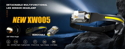 High-Power LED EDC Flashlight – Rechargeable Pocket Torch with RGB, Magnet & Clip for Camping & Fishing