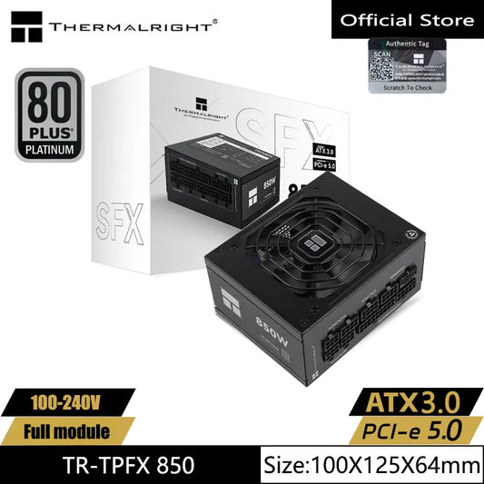 Thermalright TR-TPFX850 SFX Power Supply – 850W Platinum Full Modular, ATX 3.0 & PCIe 5.0 Support