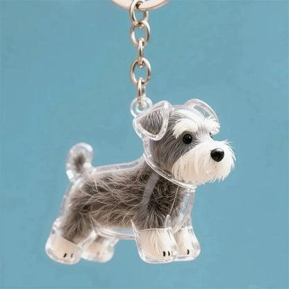 Dog Hair Storage Pendant Keychain – Cute Bag and Car Accessory, Jewelry Souvenir Gift for Dog Lovers