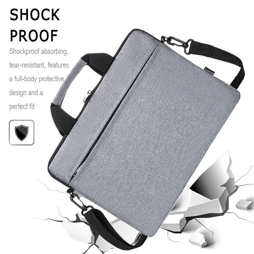 Ultra-Thin Laptop Handbag Sleeve – 13.3, 14, 15.6 Inch Notebook Cover Pouch Shoulder Bag for Lenovo, HP, Dell, Asus, Samsung
