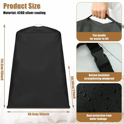 Waterproof Pizza Oven Cover for Ninja OO101 Woodfire 8-in-1 – Oxford Cloth BBQ Accessory