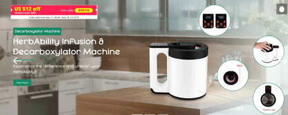 EnjoyHigh HerbAbility Decarboxylator & Infusion Machine – Herbal Oil, Tincture Maker, Oil Infusion & Decarb Device