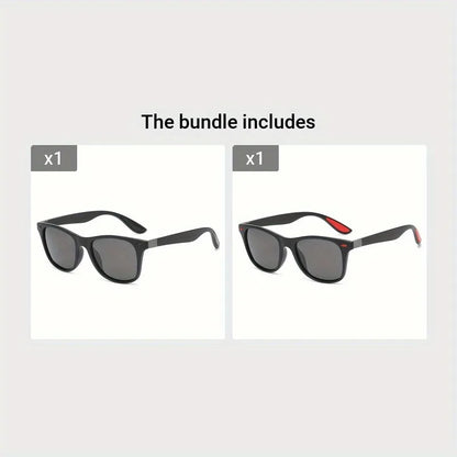 Men’s Polarized Fashion Sunglasses – UV Protection Sports Shades for Driving, Cycling & Outdoor