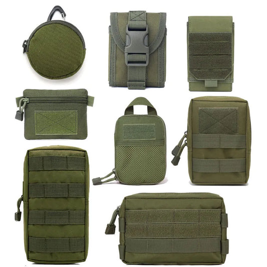Military Gear Waist Bag: Tactical Molle Pouch for Men - Camping & Hunting Phone Accessories - Army EDC Pack & Fanny Pack Essential