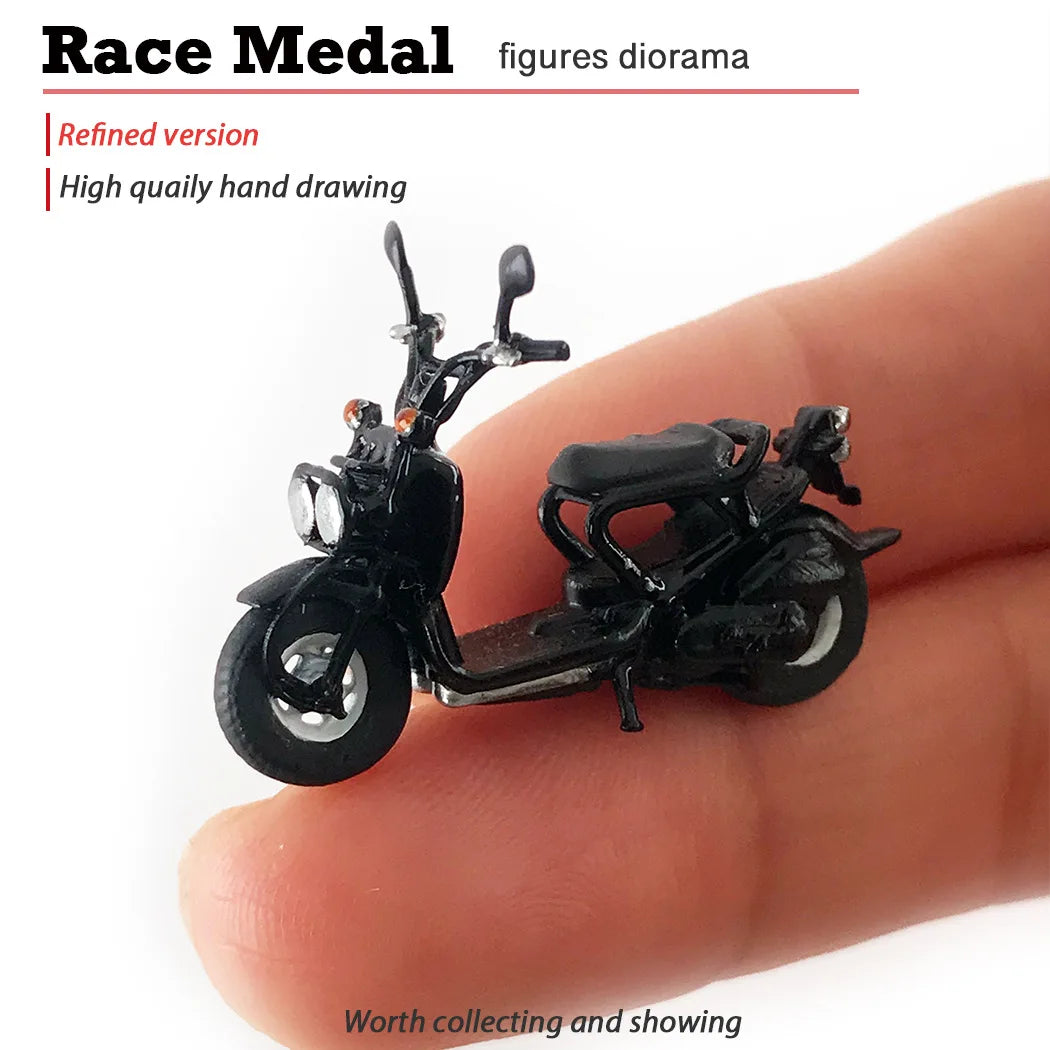 RM 1:64 City Motorcycle Mini Figure Model – Micro Scene Collectible Toy