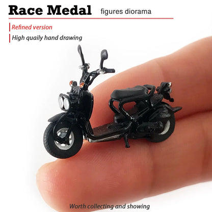 RM 1:64 City Motorcycle Mini Figure Model – Micro Scene Collectible Toy