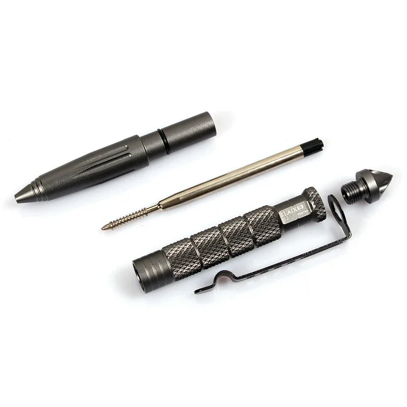 ZK20 Tactical Self-Defense Pen – Aluminum Anti-Slip Steel Glass Crusher, 1/4/8pcs Kit