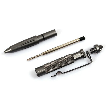 ZK20 Tactical Self-Defense Pen – Aluminum Anti-Slip Steel Glass Crusher, 1/4/8pcs Kit