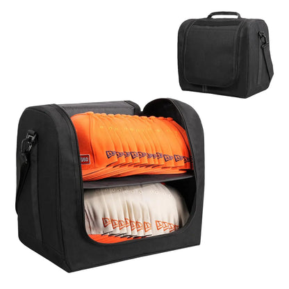 Baseball Cap Carrier Holder - Durable Hat Storage Organizer Bag with Carrying Handle for Sports, Travel & Moving