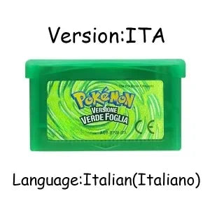 GBA Pokémon 32-Bit Game Cartridges – Emerald, FireRed, LeafGreen, Ruby & Sapphire, Multi-Language