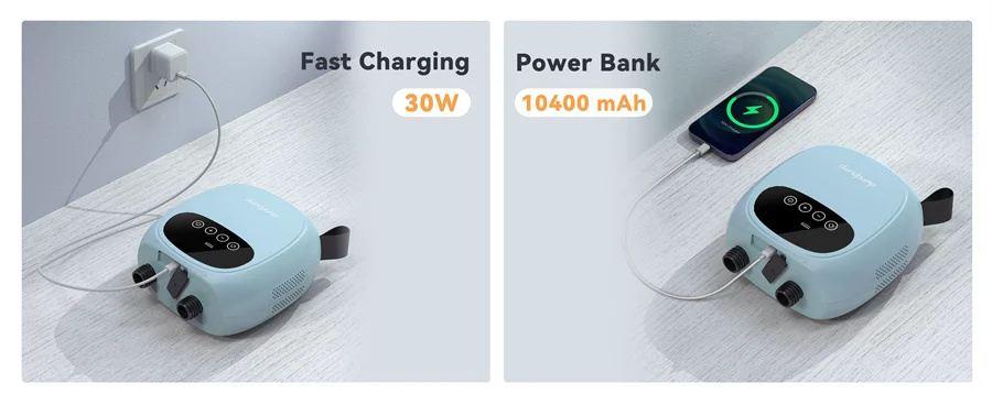 SUP Inflatable Pump — Rechargeable 20PSI Pump for PVC Kayaks, Kite Wings & Stand Up Paddle Boards