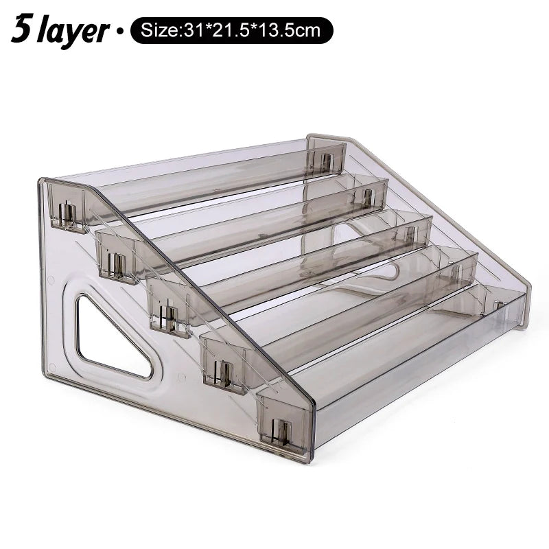 Acrylic Nail Polish Display Organizer – 3/4/5/6/7 Layer Clear Cosmetic & Jewelry Rack Holder