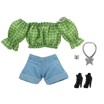 11.5" Doll Clothes Set – Knitted Sweater, Pants, Hat & Shoes for 30cm 1/6 BJD Dolls Accessories