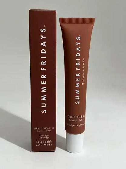 Summer Fridays Lip Balm – Moisturizing Vanilla Pink Sugar & Coffee Cake Scented Lip Gloss, Transparent Lip Oil Makeup