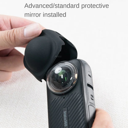 Lens Cap for Insta360 X4 – Silicone Anti-Dust & Anti-Scratch Protector Cover for Insta360 X4 Camera Accessories