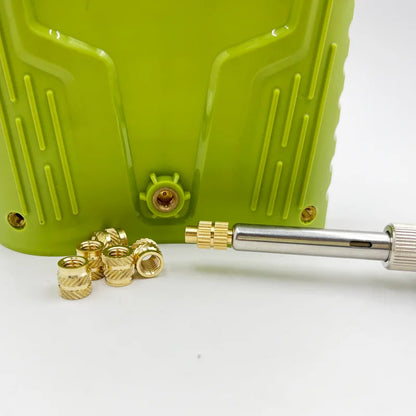 Brass Hot Melt Insert Knurled Nut – Copper Thermal Conduction Nut for 3D Printer Plastic Heat Insertion Tool