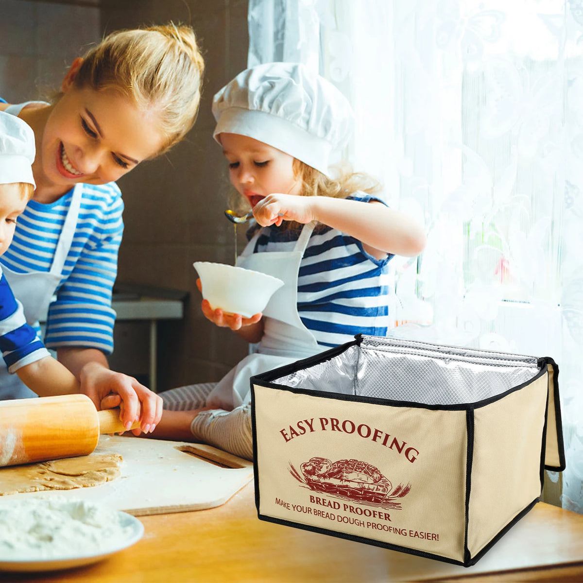 Versatile Dough Proofer with Heater – Temperature-Controlled, Collapsi ...